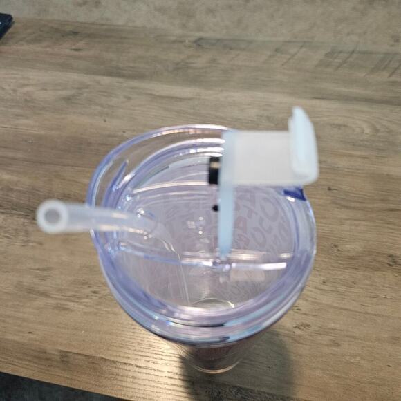 Rutgers University Scarlet Knights Tumbler Plastic With Straw Lid Red White - Picture 6 of 10